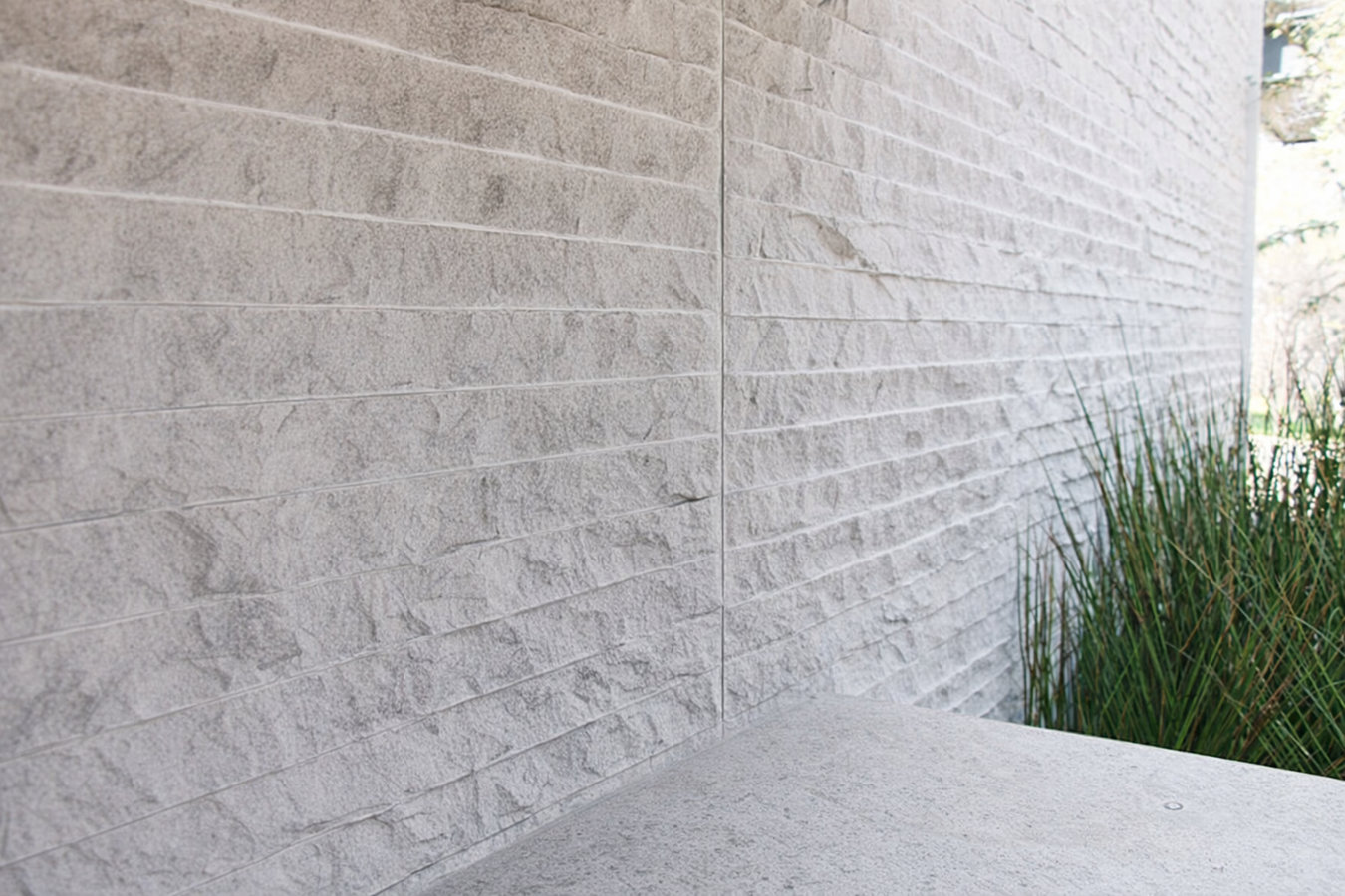 Concrete block walls
